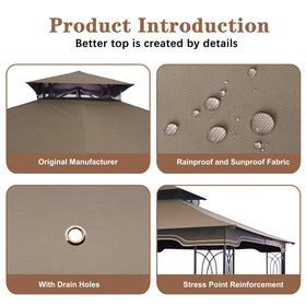 SCOCANOPY stitched seams close-up for durable outdoor construction.