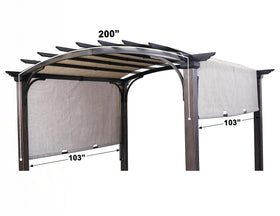 SCOCANOPY sling fabric with UV and fire-resistant properties for outdoor use.