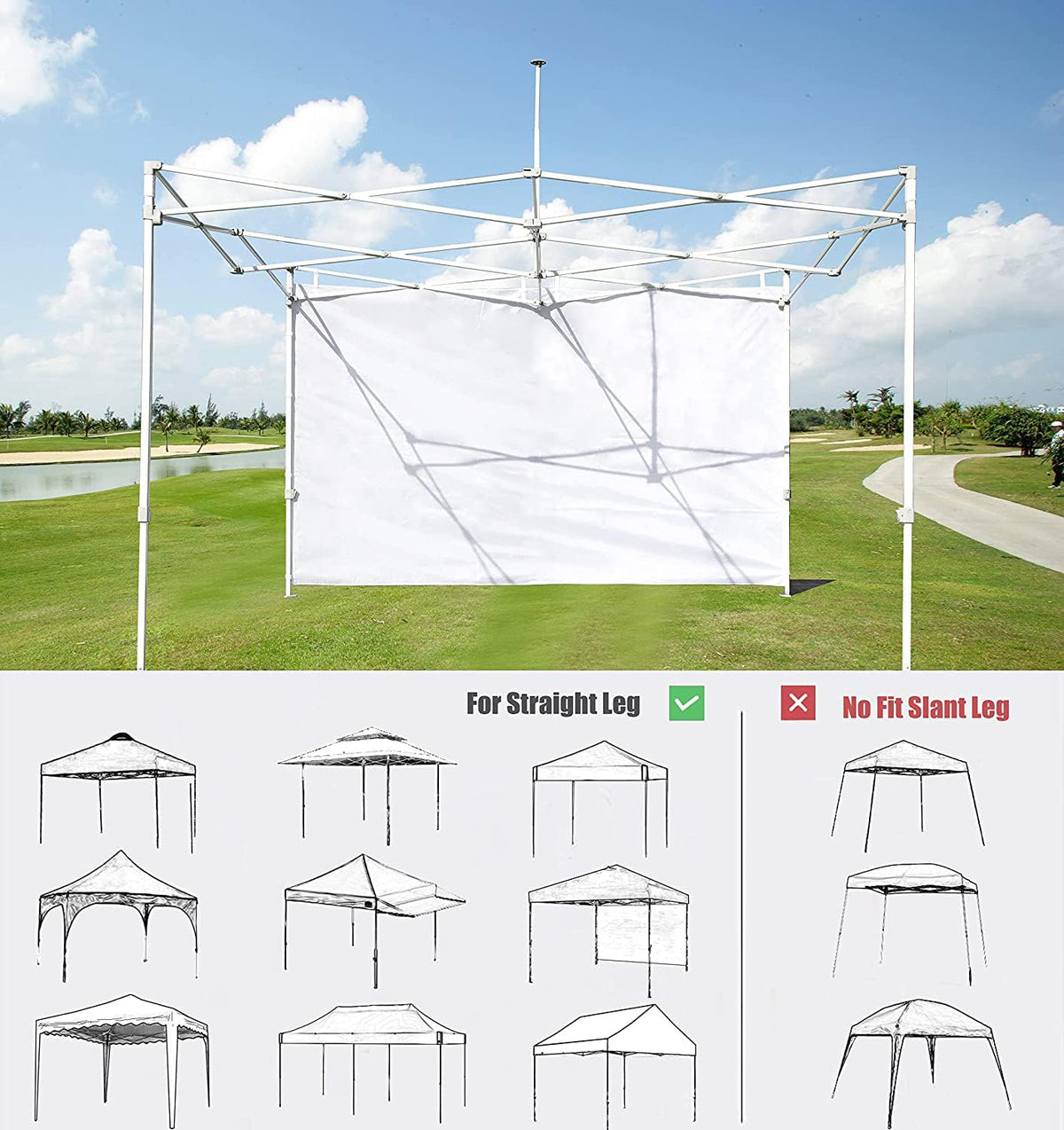 SCOCANOPY zip-connectors link side walls for modular enclosure.