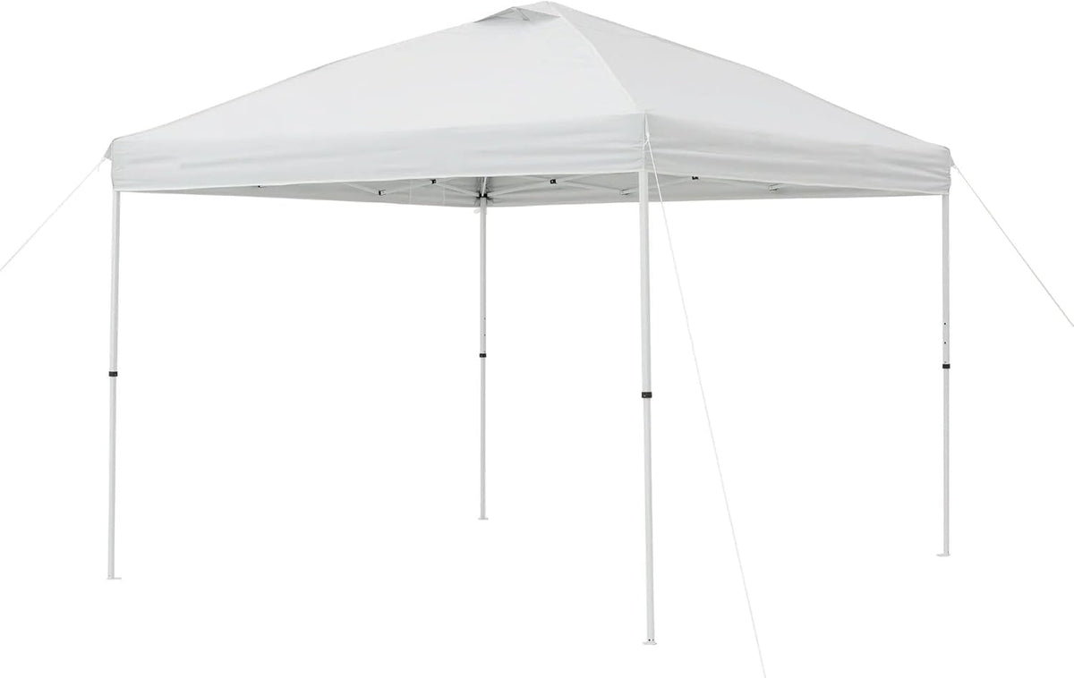 SCOMANAGE white canopy top close-up showing durable fabric for all-season use