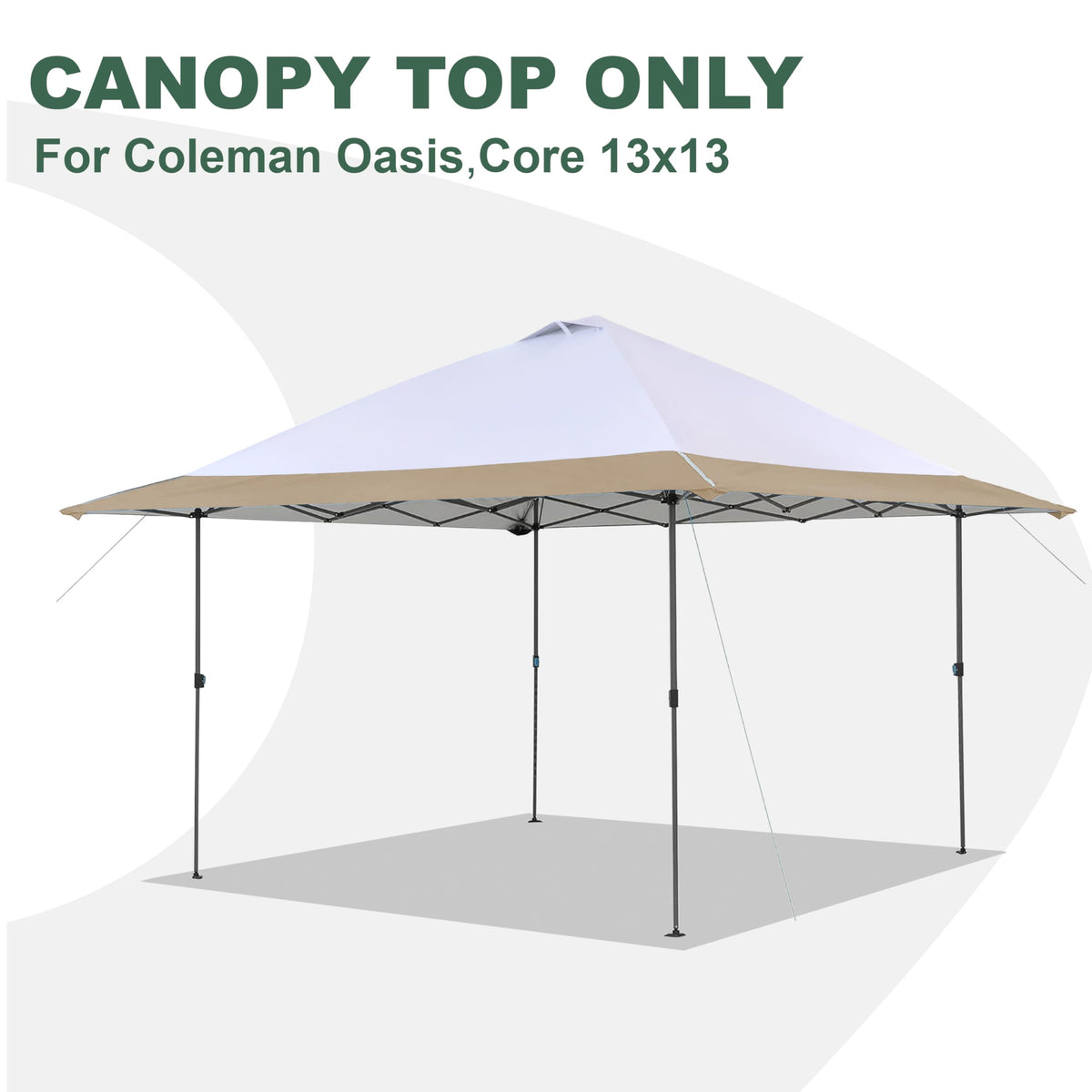 SCOMANAGE khaki canopy top showcases weather-ready material for all seasons