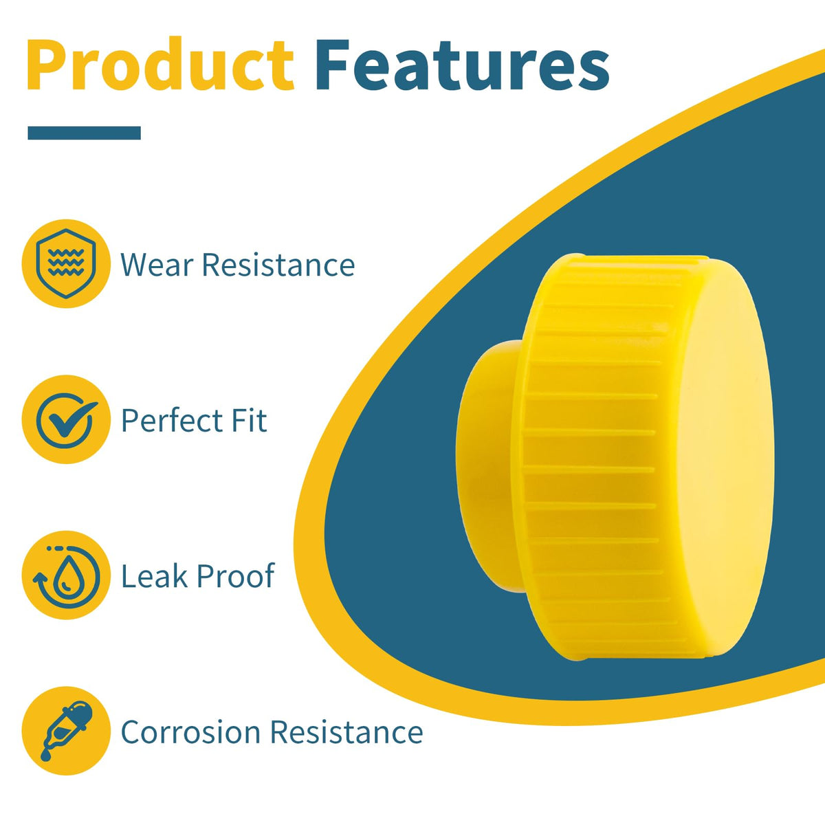 Sconva hydraulic cap for Power Pole keeps reservoir sealed during operation