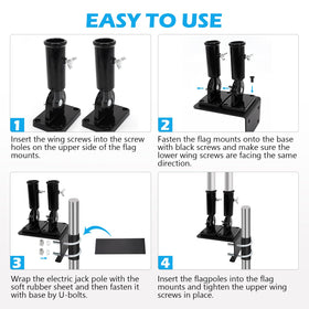 Scottchen PRO installation image shows easy bolt‑on setup without drilling.