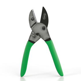 Scotts 8-in Anvil Pruner in use on dry stems and dead wood efficiently.