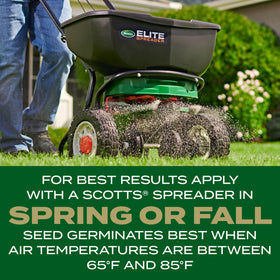Scotts turf mix boosts lawn renovation with quick established green look