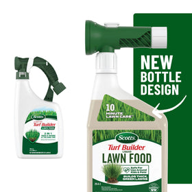 Scotts liquid lawn food applicator attachment helps easy hose-fed application.