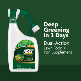 Scotts Lawn Care Bundle in action with even coverage