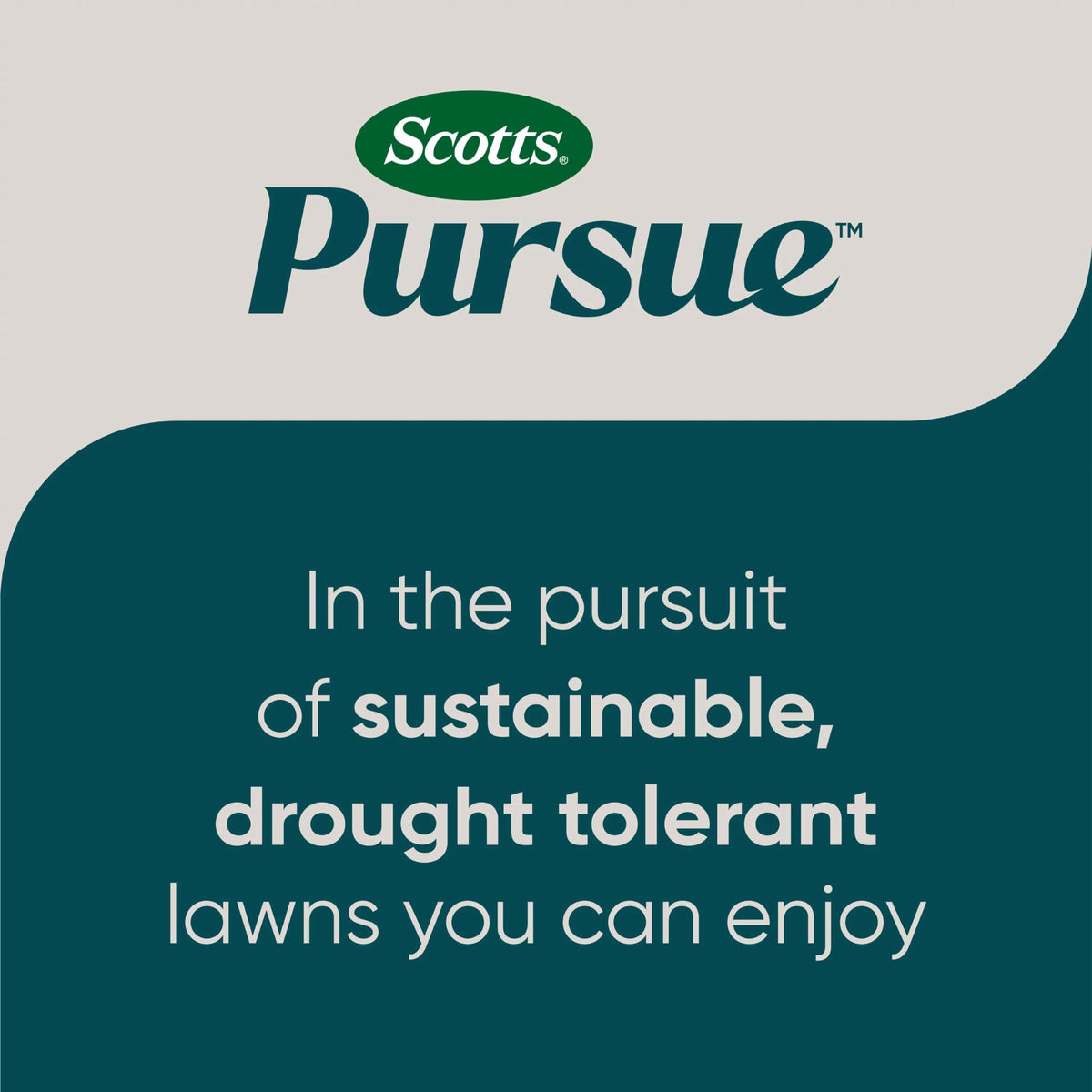 Scotts Pursue Blue Grama seed spread by hand on calm days for even coverage.