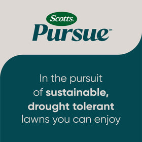Scotts Pursue Blue Grama seed spread by hand on calm days for even coverage.