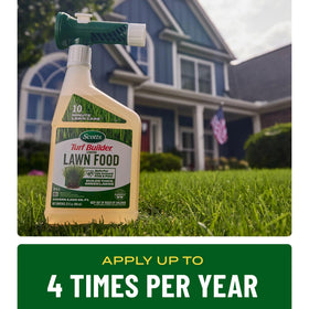 Scotts 10-minute setup for quick, mess-free lawn care.