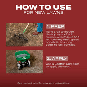 Coarse blade texture provides durable lawn feel
