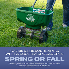 Scotts Turf Builder new lawn coverage visual for 200 sq ft