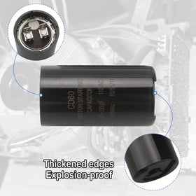 High-quality copper construction in Screw Man capacitor for durability