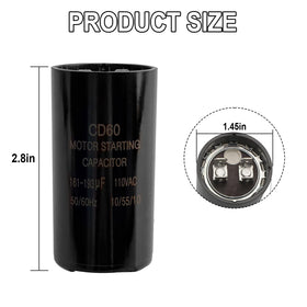 Screw Man pool pump capacitor for 0.75–1.5 HP models during operation