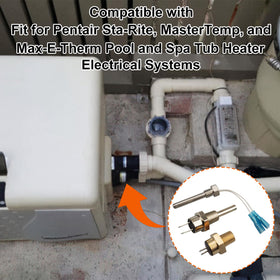 Screw Man quick installation solution for fast pool heater repairs.