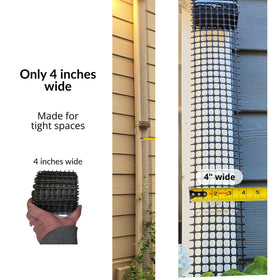 Scroll Trellis mounting hardware included for quick, secure installation along gutters.