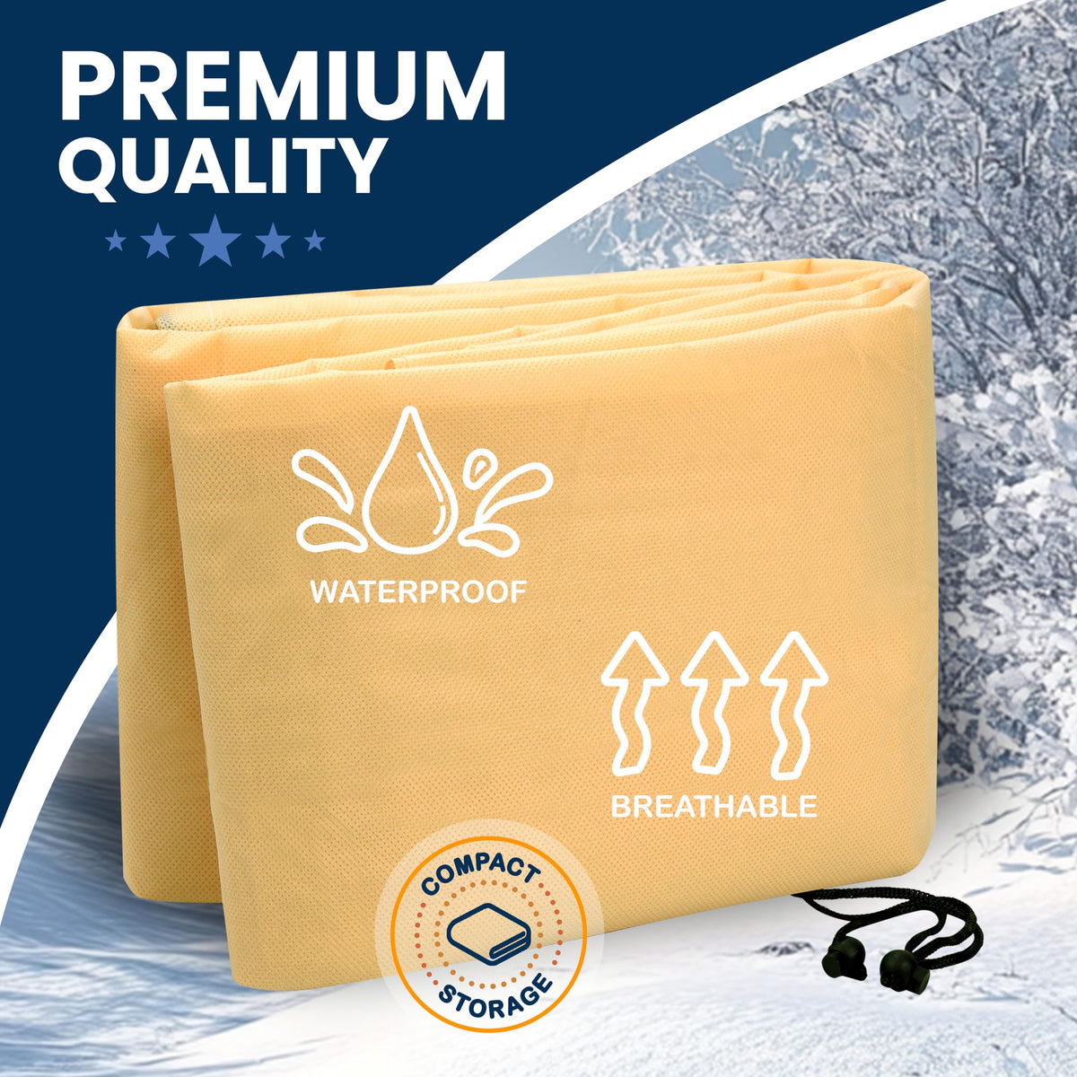 SCRUBIT two-pack frost blankets ready for seasonal plant protection.