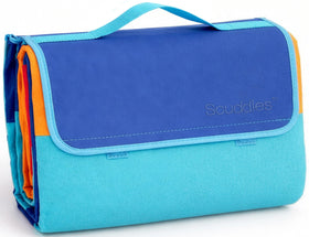 Scuddles extra-large picnic blanket with waterproof base protecting you on damp grass