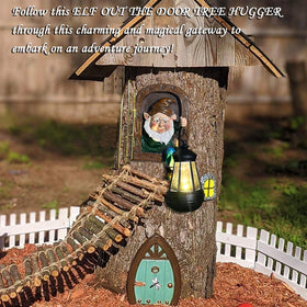 Scuyari Halloween elf garden decor adds seasonal whimsy to outdoor spaces.