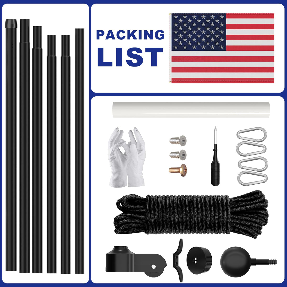 SCWN complete kit includes all hardware for fast setup