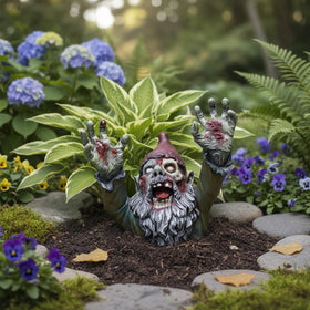 SDASF resin garden ornament gnome enhances yard charm year round.