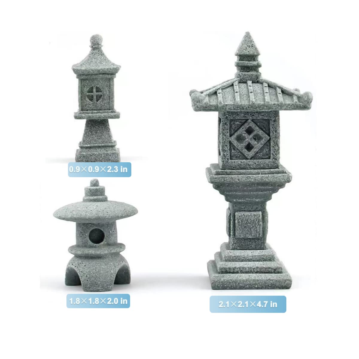 Sdeetesamjun stepping stone miniature decor for micro landscape and bonsai