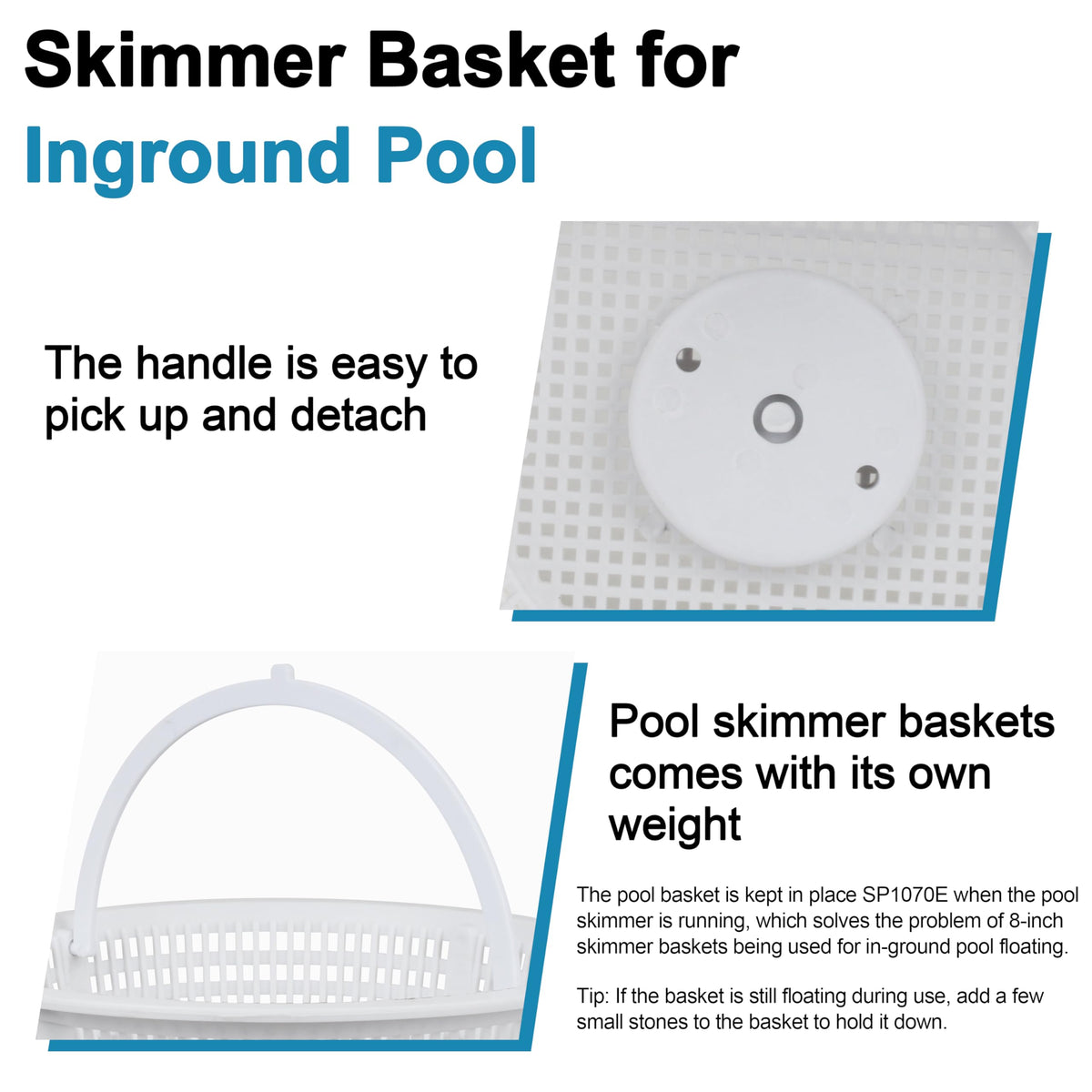 SDKWQAN optimized openings trap leaves and debris, protecting pumps.