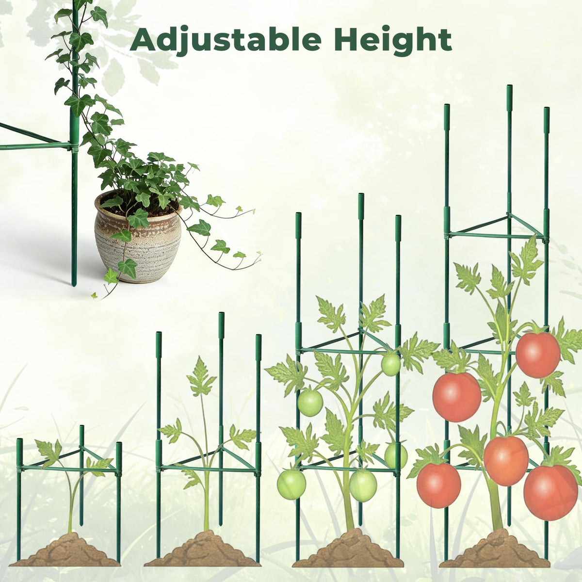 SDLDEER plant ties secure climbing plants and flowering vines