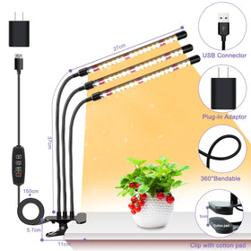 SDOVUERC full-spectrum grow light delivering sunlight-like spectrum for thriving indoor plants