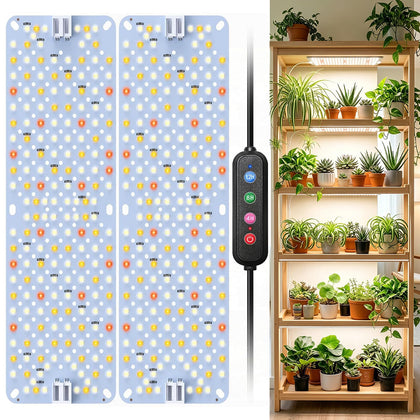 SDOVUERC full-spectrum panel with daisy-chain setup for scalable indoor gardens.