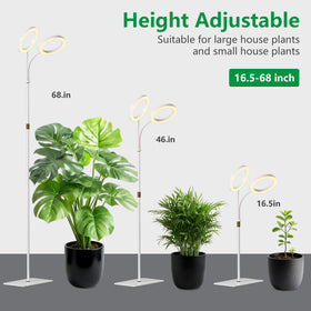 SDOVUERC indoor plant light with timer display for easy scheduling and consistency