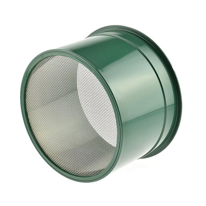 SE 5.5-inch mini classifier pan side view showing green stackable design for easy gold screening