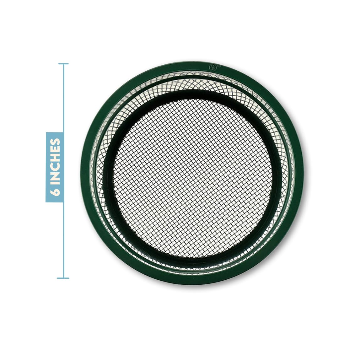 SE green handle and stackable design for portable panning
