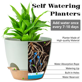 SE SUN-E planter with reservoir access at bottom for easy refills