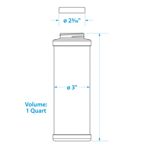 SEACHOICE wide-mouth bottle facilitates precise oil mix for boats and equipment.