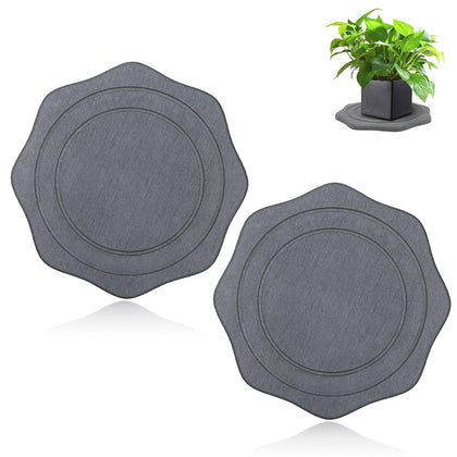 Seaflash plant saucer 8inch no-holes prevents overflow on surfaces