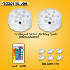 Seagenck remote control demonstrates quick color changes for mood lighting