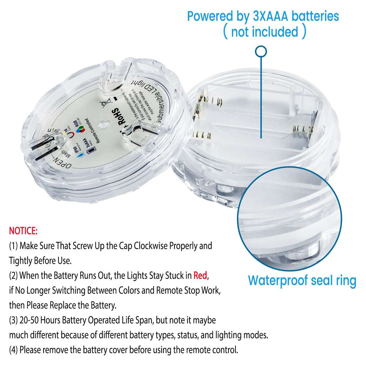 Seagenck multi-color LED display highlights 16 static and 3 dynamic modes