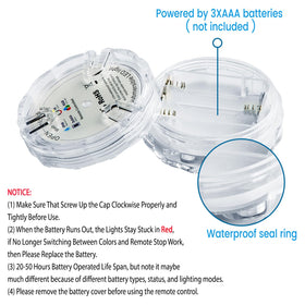 Seagenck multi-color LED display highlights 16 static and 3 dynamic modes