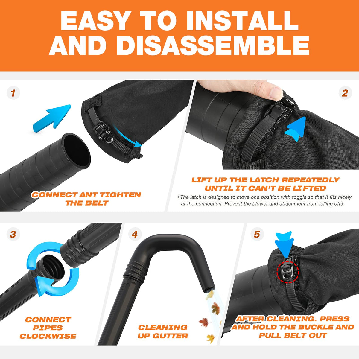Sealegend universal adapter 16-5-inch connects to most blowers.