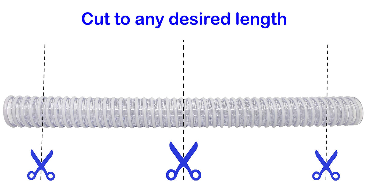 Sealproof hose clamps included for secure leak-free connections