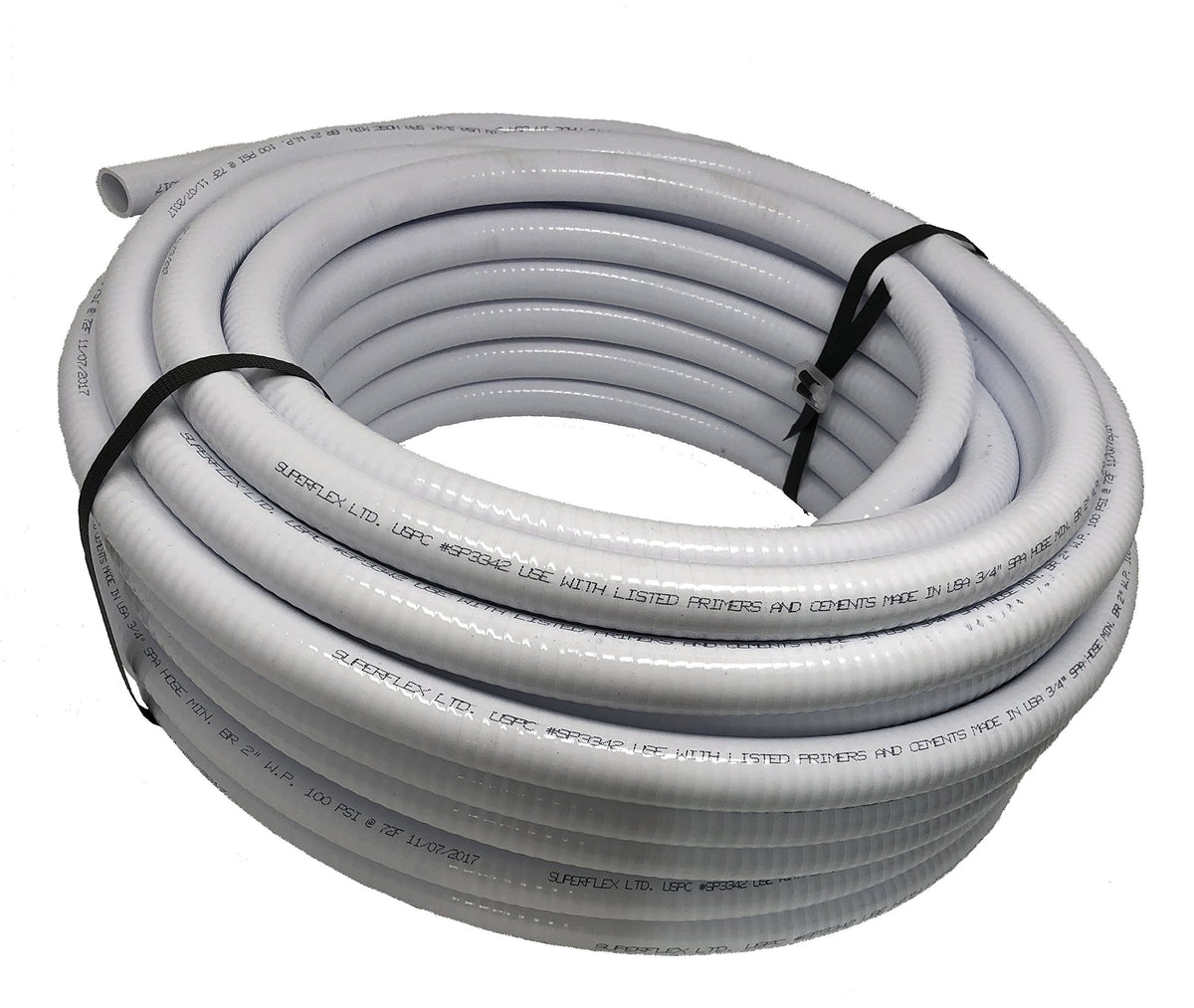 Sealproof PVC pipe flexible-wall design enables easier handling during installation.