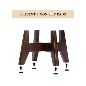 Seanmi bamboo plant stand assembly is quick with included tool and screw