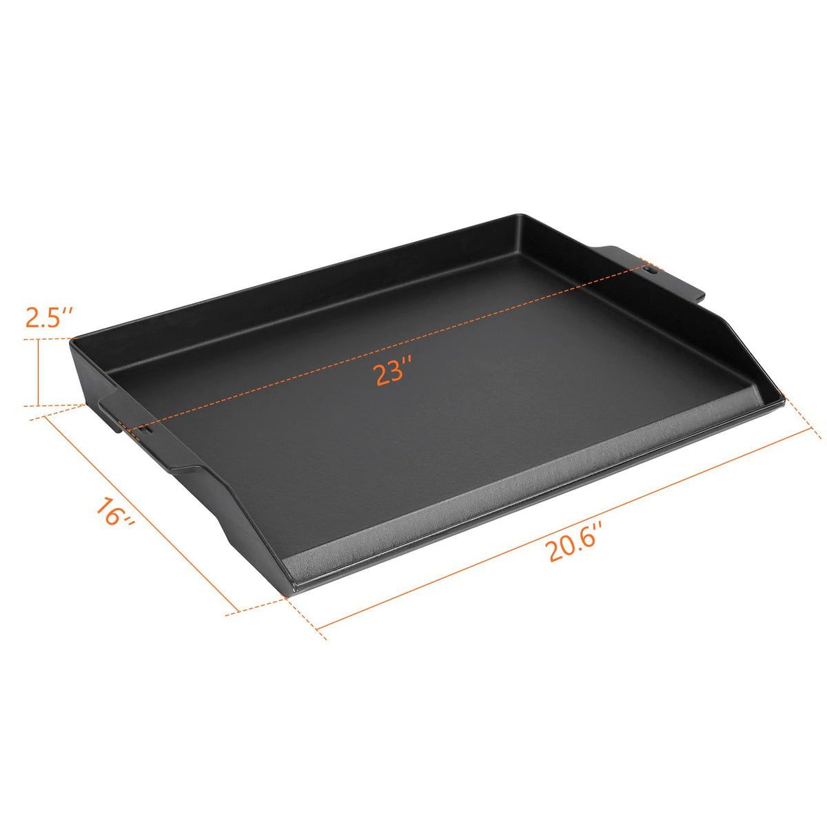 SearCook cast iron griddle heat distribution enabling even searing and browning