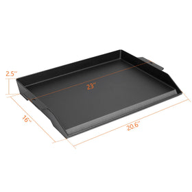 SearCook cast iron griddle heat distribution enabling even searing and browning