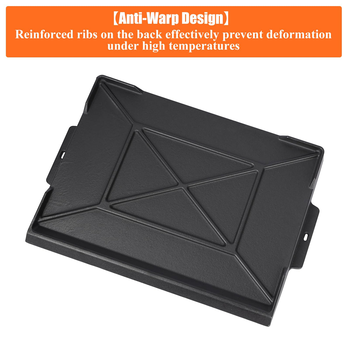 SearCook cast iron griddle enamel coating for easy cleanup