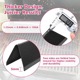 Enamel heat plate distributes heat evenly for searing with SearCook