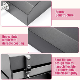 Ergonomic cool-to-touch handle provides safe lid control during cooking sessions