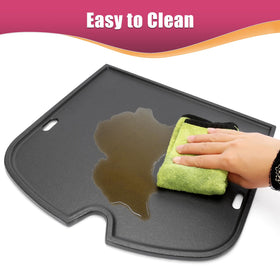 SearCook portable griddle includes user guide for quick setup while traveling.