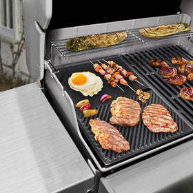 Premium durability of cast iron outlasts thin pans for daily grilling